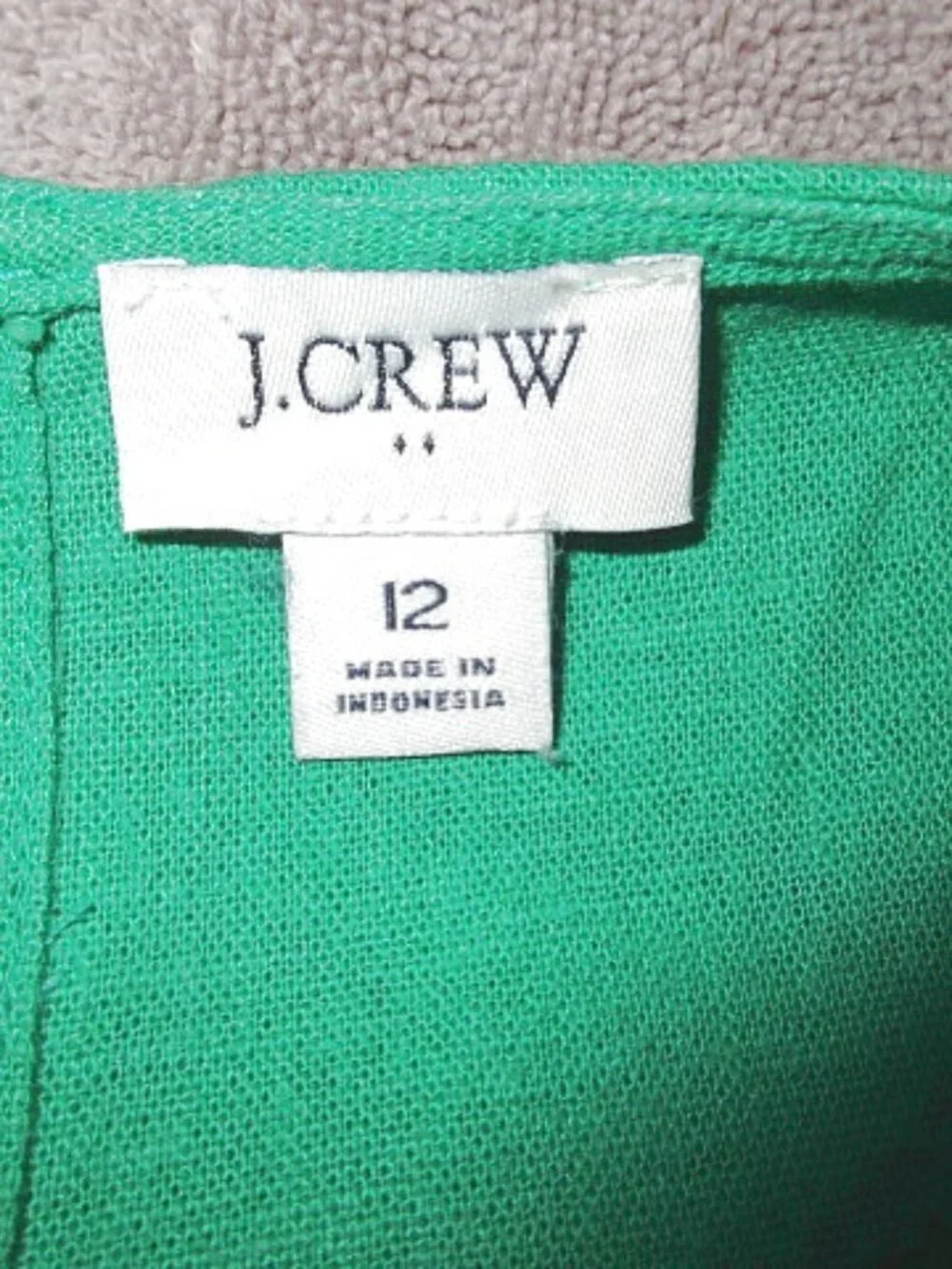 J Crew Linen Blend Mini Dress Womens 12 Pockets Kelly Green Preppy Coastal NEW